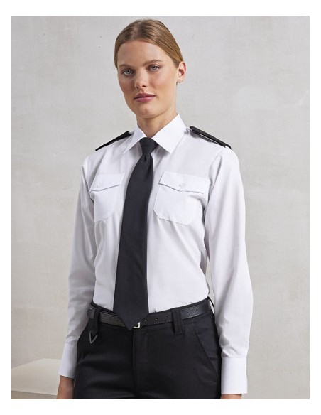 PRE-PR310-Womens Long Sleeve Pilot Shirt 2